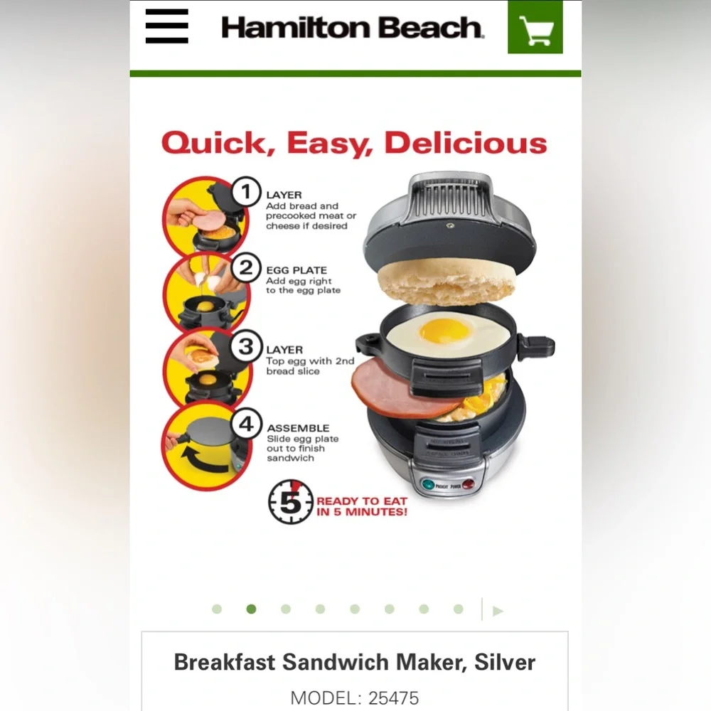 Hamilton Beach easy use